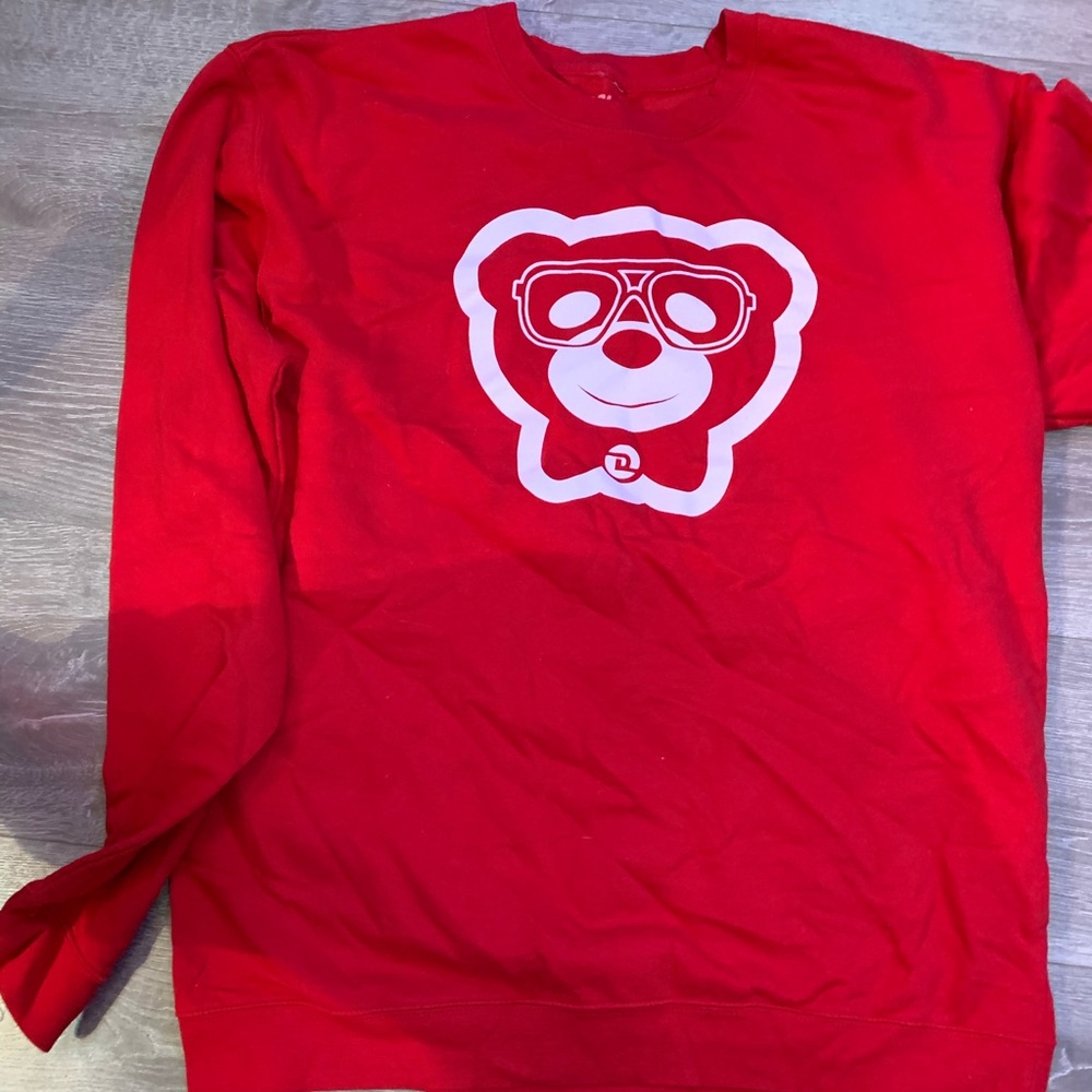 Teddy bear crew neck